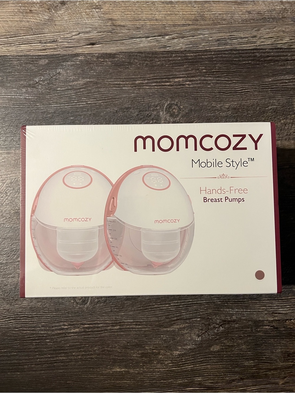 momcozy M6 Mobile Style Hands-Free Breast Pumps - Pink/White
